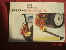 OLD ADVERTISING LEAFLET MOWER NEW HOLLAND 448