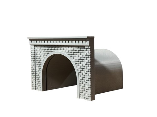 Portail double rail échelle - portail,