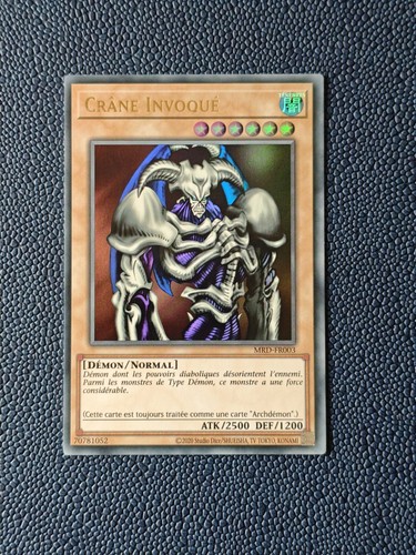 Carte crâne invoqué - carte,