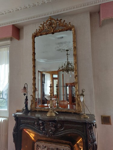 Grand miroir ancien style - miroir,
