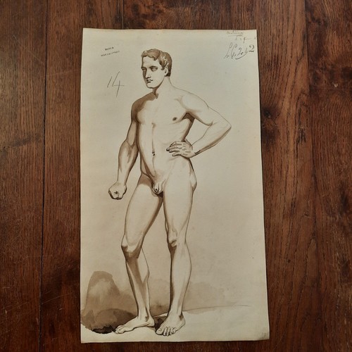 Dessin ancien academique - dessin,