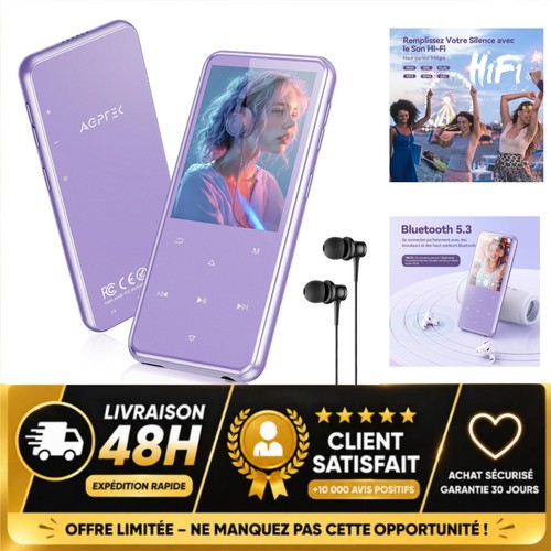 Agptek lecteur mp3 bluetooth - agptek,