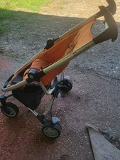 Quinn Baby jogger Stroller ,orange and siver,used