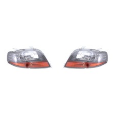 Kit De Phares Avant Compatible Avec Daewoo Kalos KLAS 09/02- H4 Gauche Droite