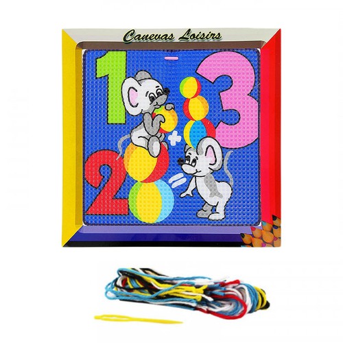 Kit canevas petites souris - kit,