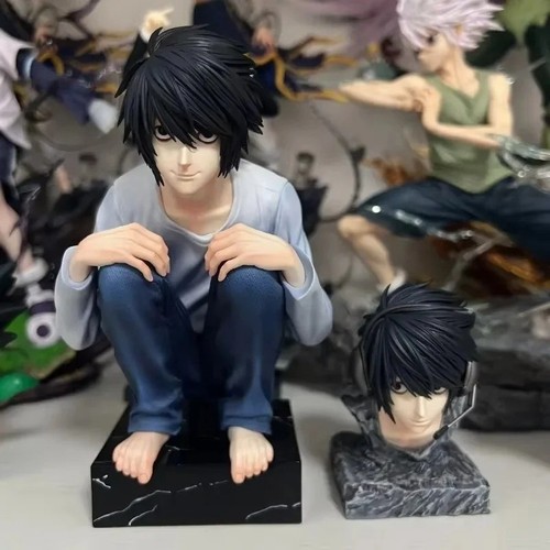 Death note crouching - l,