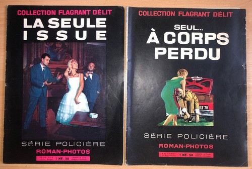 Lot roman photos policier - roman,