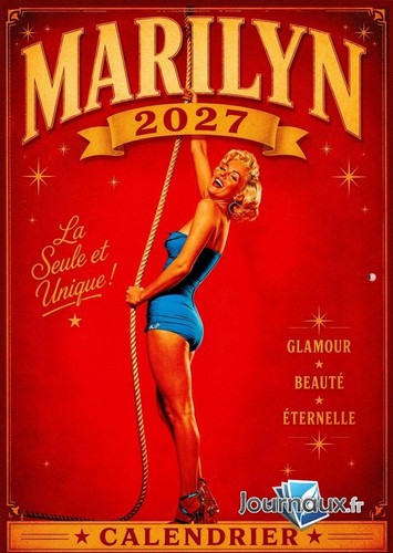 Marilyn monroe calendrier 2027 - monroe,