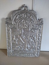 Ancienne plaque cheminée - plaque, de