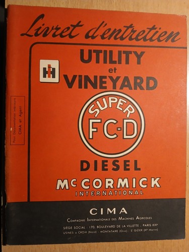 Cormick tracteur super - mc,