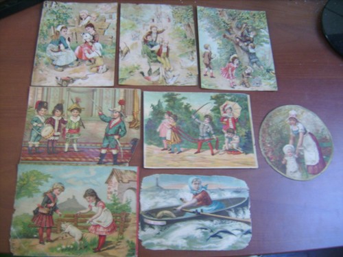 Lot chromos anciens - lot,