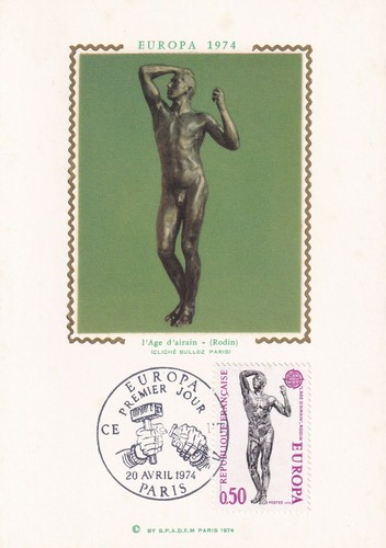 Carte postale 1er - jour, timbre