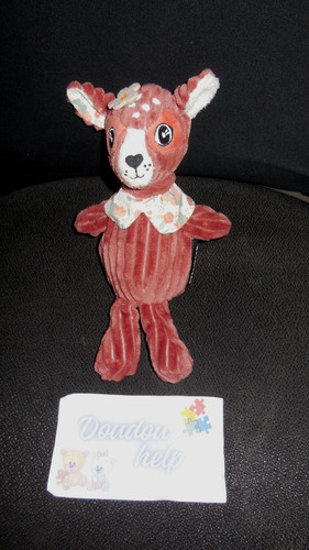 369c doudou peluche biche - peluche,