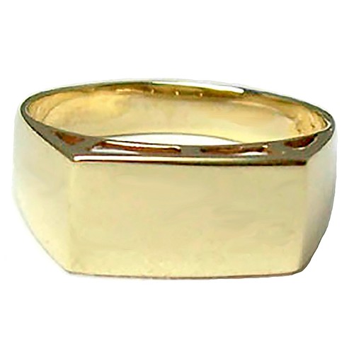 Bague chevalière jaune - chevalière, or