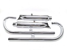 Sv Système D'Échappement Collecteur + Pots Chrome Dnepr Ural M72 K750 MT12 2in2
