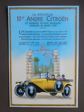 Advertising postcard - AUTOMOBILES ANDRE CITROËN LA 10 HP