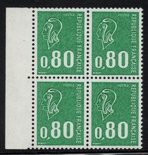 1893a**/MNH bloc de 4, sans