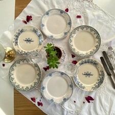 6 assiettes plates  terre de fer Choisy le Roy Sarreguemines ACC-7531