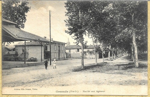 Cpa grenade marché - -,