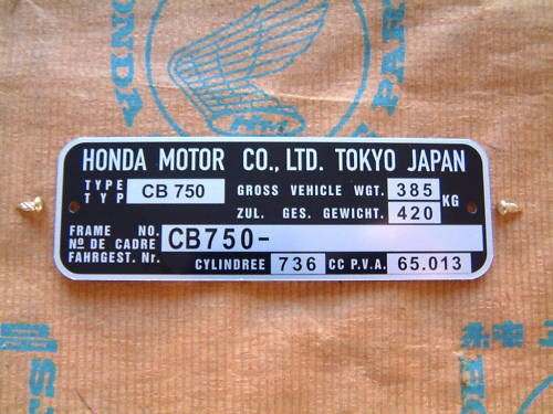 Honda 750 four k2 - four, k2-k6