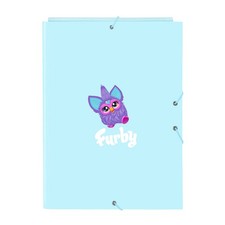 Dossier Furby Bleu ciel A4