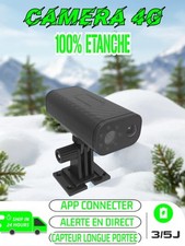 Mini caméra 4G étanche détection humaine vision nocturne 3/5J🔋 APP connecté 