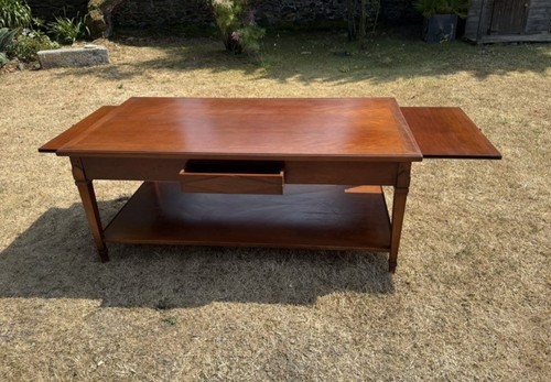 Table basse merisier - table,