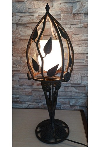 Lampe champignon fer - champignon,