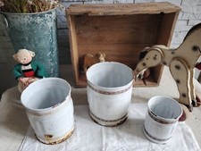 LOT DE 3  BOITES, POTS A