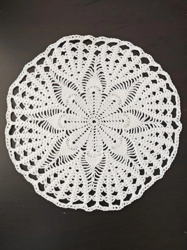 Napperon rond crochet dentelle