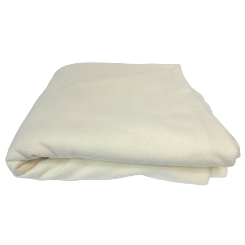 Couverture plaid polaire ecru - polaire,