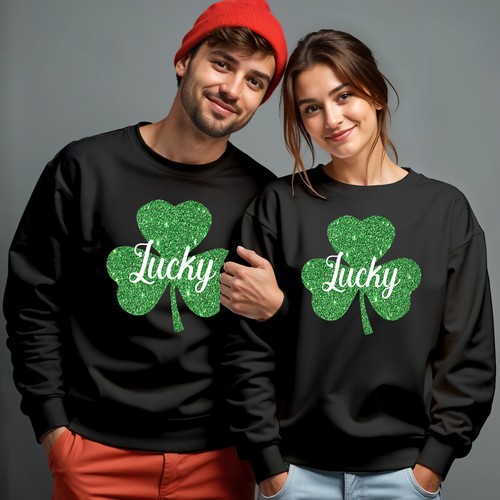 Pull shirt homme femme lucky - pull-shirt,