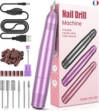 Ponceuse pour Ongles Professionnel, Lime a Ongle Electrique Silencieuse,