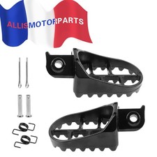 Noir Repose Pieds pour Yamaha