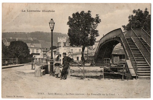 Old postcard toul - -,