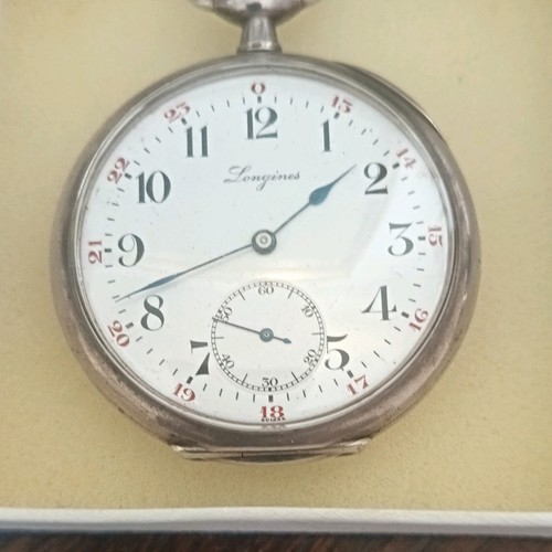 Longines gousset argent 1920
