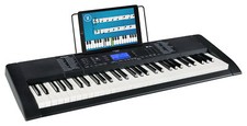 Clavier Piano Numerique Electrique Synthetiseur pro 61 Touches 300 Sons Noir