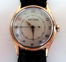 Ancienne Montre Mécanique Plaqué Or Mont-Blanc circa 1950