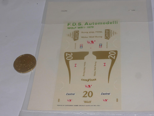 Decals wolf ford - ford, cosworth