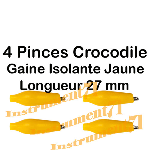 Pinces crocodile isolées - 4,