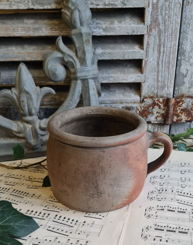 Ancien pot gres terre - pot,