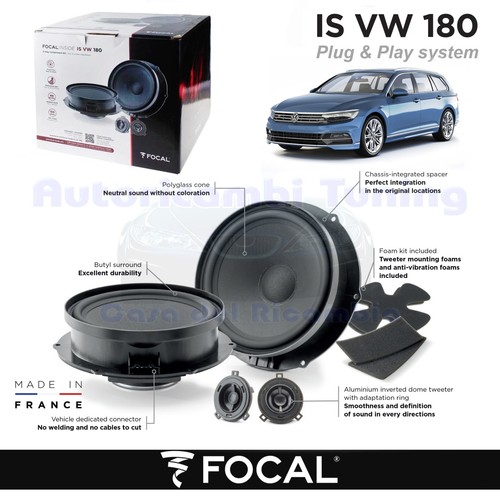 Enceintes avant focal plug - avant,
