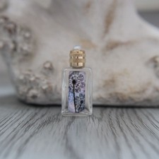 4.2 cm high, empty perfume miniature, dandelion, empty perfume bottle