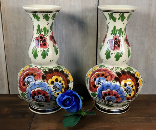 Paire vase ancien en - de,