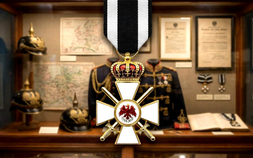 Croix ordre aigle rouge - l'aigle,