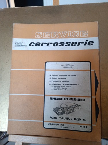 Service carrosserie rta 18c - rta, n°18c