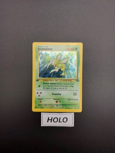 Carte pokémon insécateur - carte,