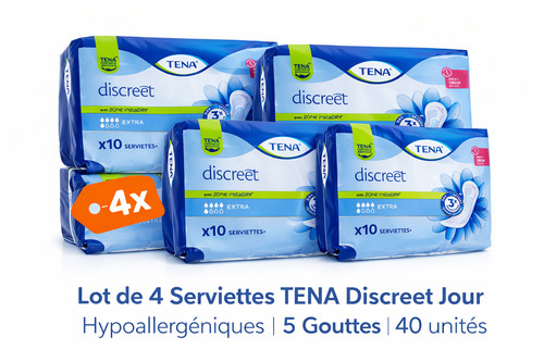Lot serviettes tena - serviettes,