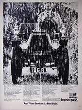 UNIROYAL ADVERTISEMENT RAIN TIRE 70 YEARS LATE IT WILL TAKE TIME