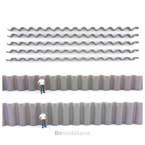 Lot palplanches 1 87 h0 - lot, 1m